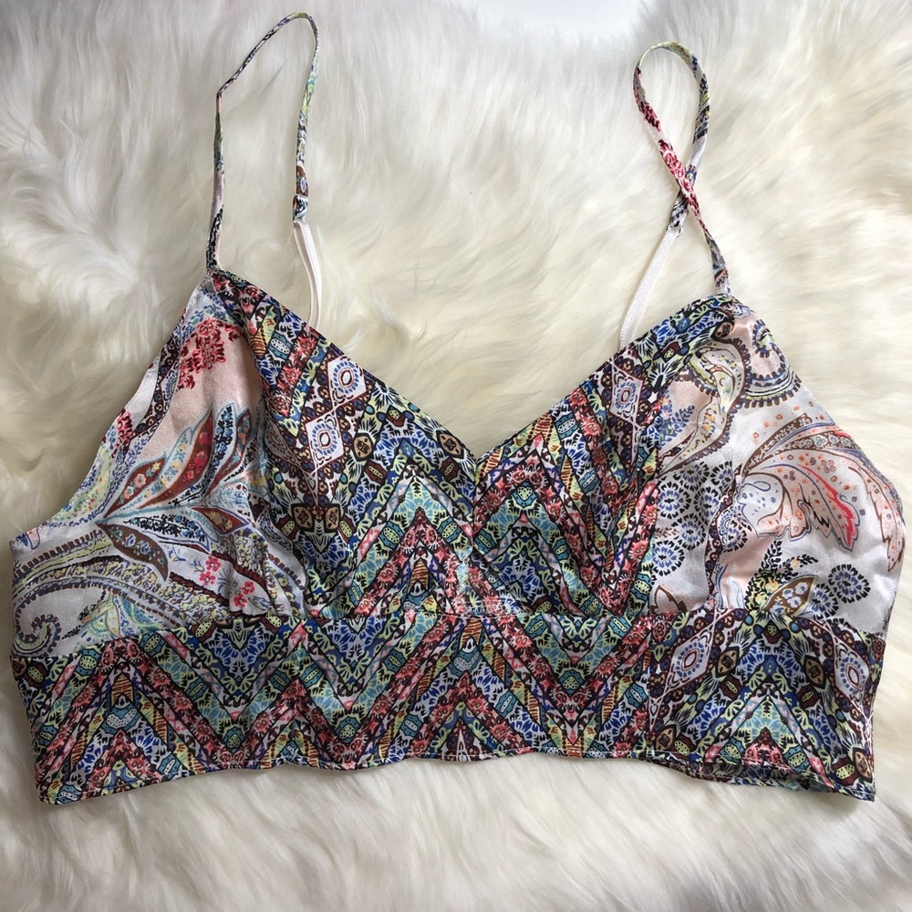 VS Silk PJ/Bralette SET (Size 2)